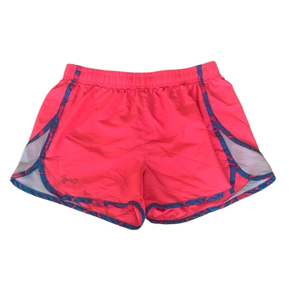 Under Armour Heatgear Neon Pink Gym Shorts Girl’s/Youth Size Large